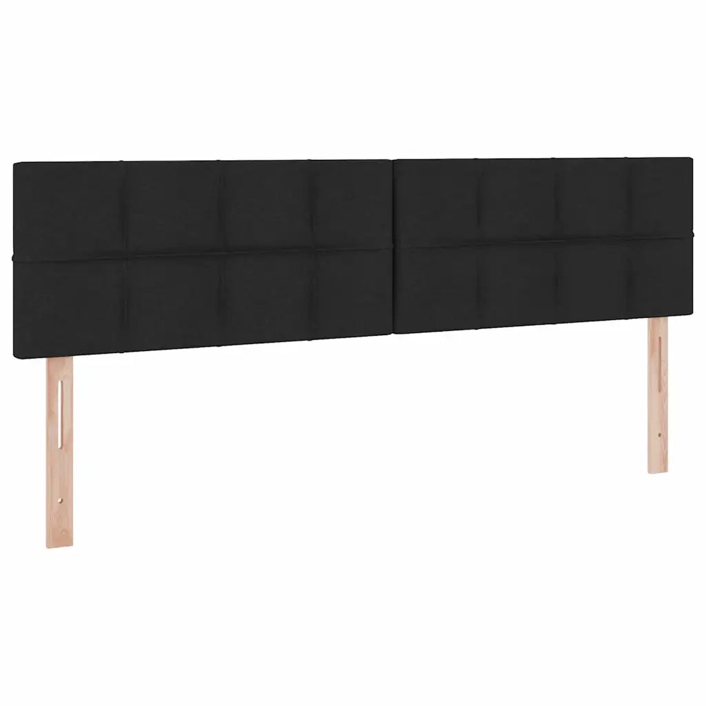 Letto con Contenitore Nero 200 x 200 cm Pelle Sintetica 3370933