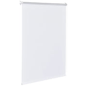 Tenda a Rullo per Interni 100 x 150 cm Tenda Oscurante in Tessuto Avvolgibile con Manovra a Catena Meccanismo Cambio Lato Fissaggio Senza Fori - Bianco