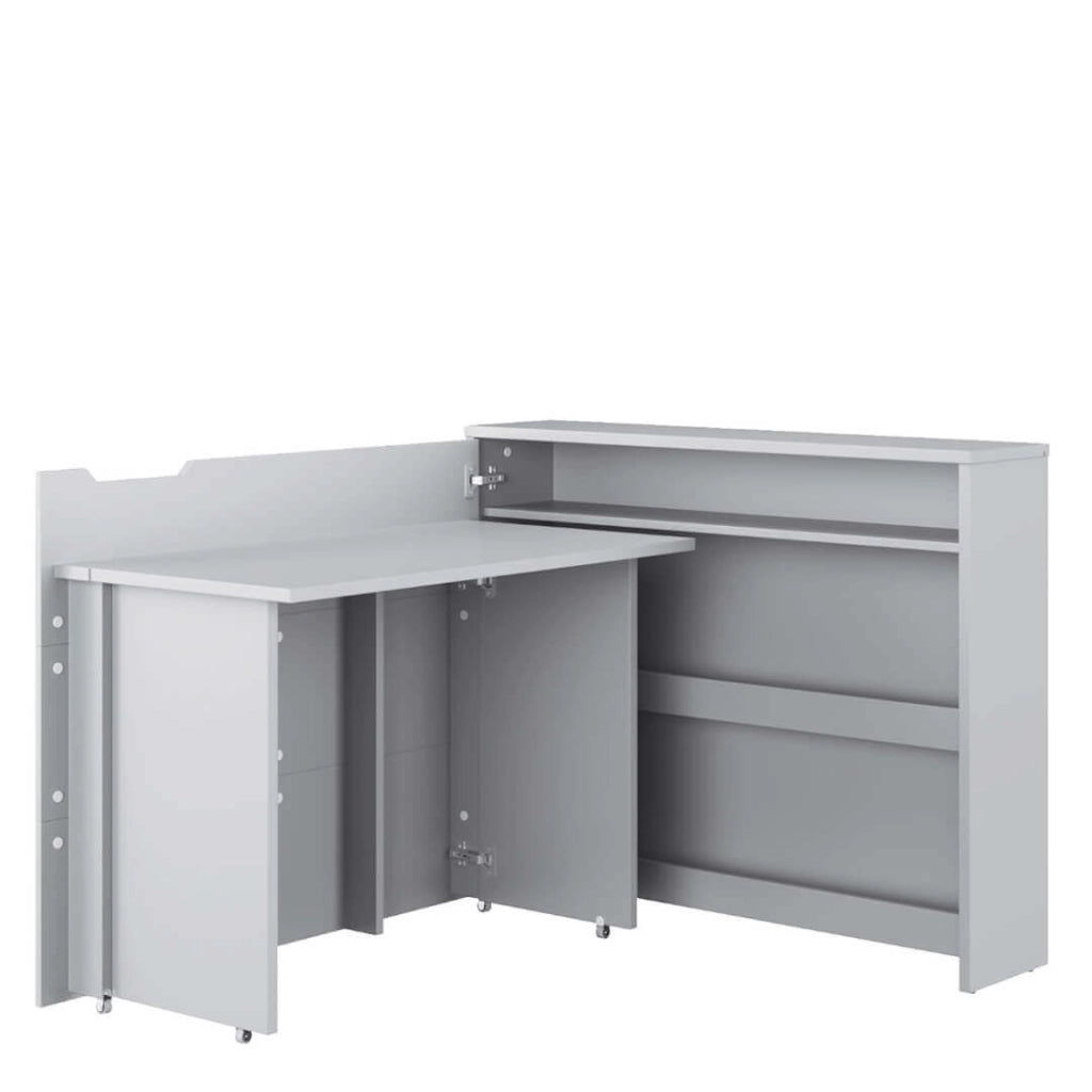 Lenart scrivania richiudibile Off. Concept cm115x27-136x93H sinistro Grigio