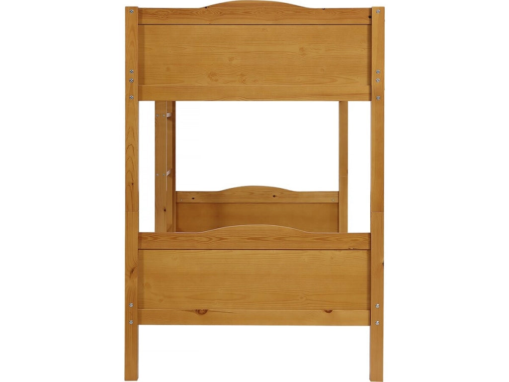 Letto a castello in legno "Gabriel" - 90 x 190 cm - Marrone