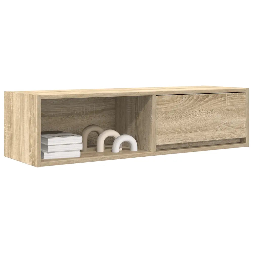 Mobile Porta TV Rovere Sonoma 100x31x25,5 cm Legno Multistrato 861476