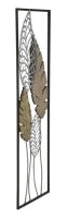 Pannello In Ferro E Legno Foglie -B- Cm 30.5X2.5X99.5