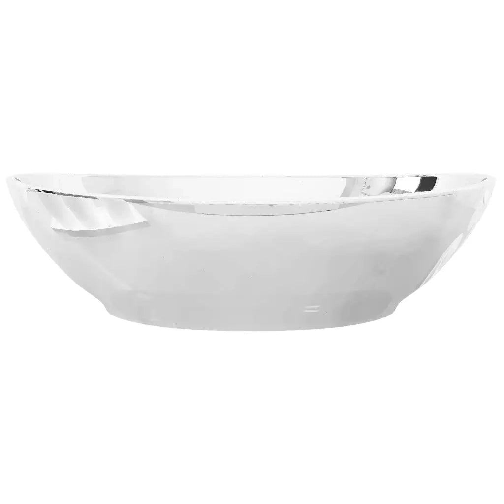 Lavandino 40x33x13,5 cm in Ceramica Argento cod mxl 49430