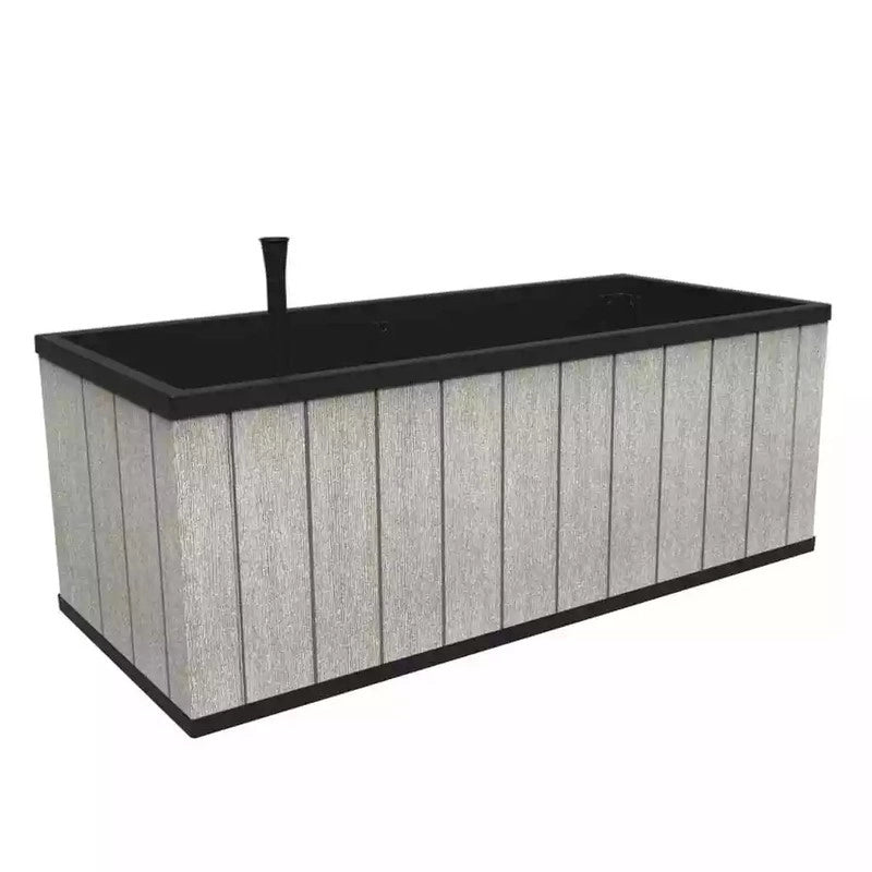 Fioriera Keter Sequoia grigia cm 131,4x58x50 h