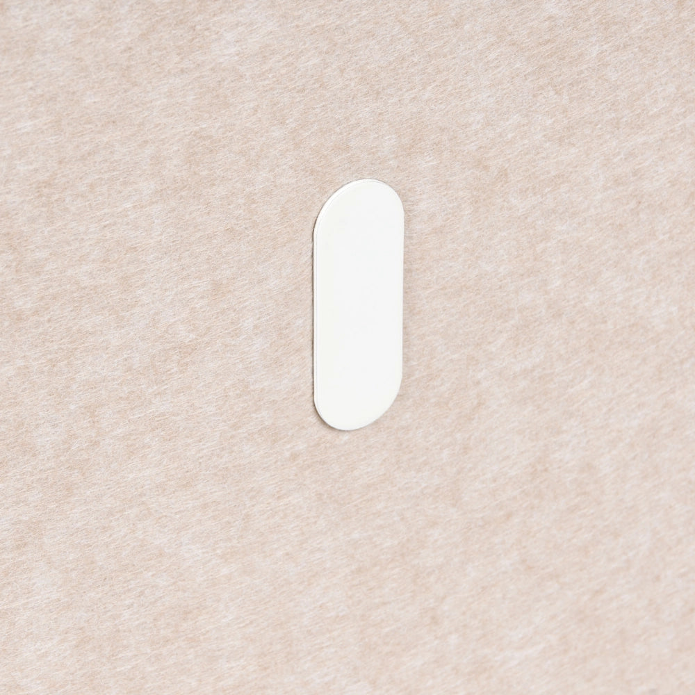 Pannello acustico in tessuto Imbottito 130 x 60 cm beige per scrivania tavolo ufficio