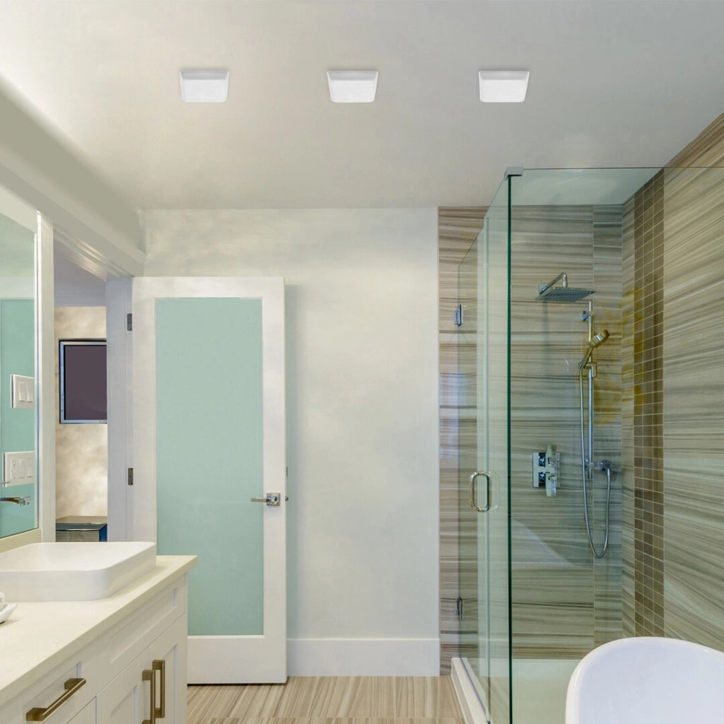Faretto incasso LED quadrato 12W IP65 4000K bianco