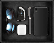 Cassetto Porta Oggetti, Cassetto per Accessori, Cassetto per Telefono, Cassetto per Gioielli, Cassetto per Chiavi, Cassetto per Portafoglio, Cassetto per Orecchini, Cassetto per Occhiali, Cassetto per Oggetti da Ufficio (Nero)