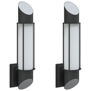 Applique da Esterno 2 pz Nere in Acciaio Inossidabile CFW2614842