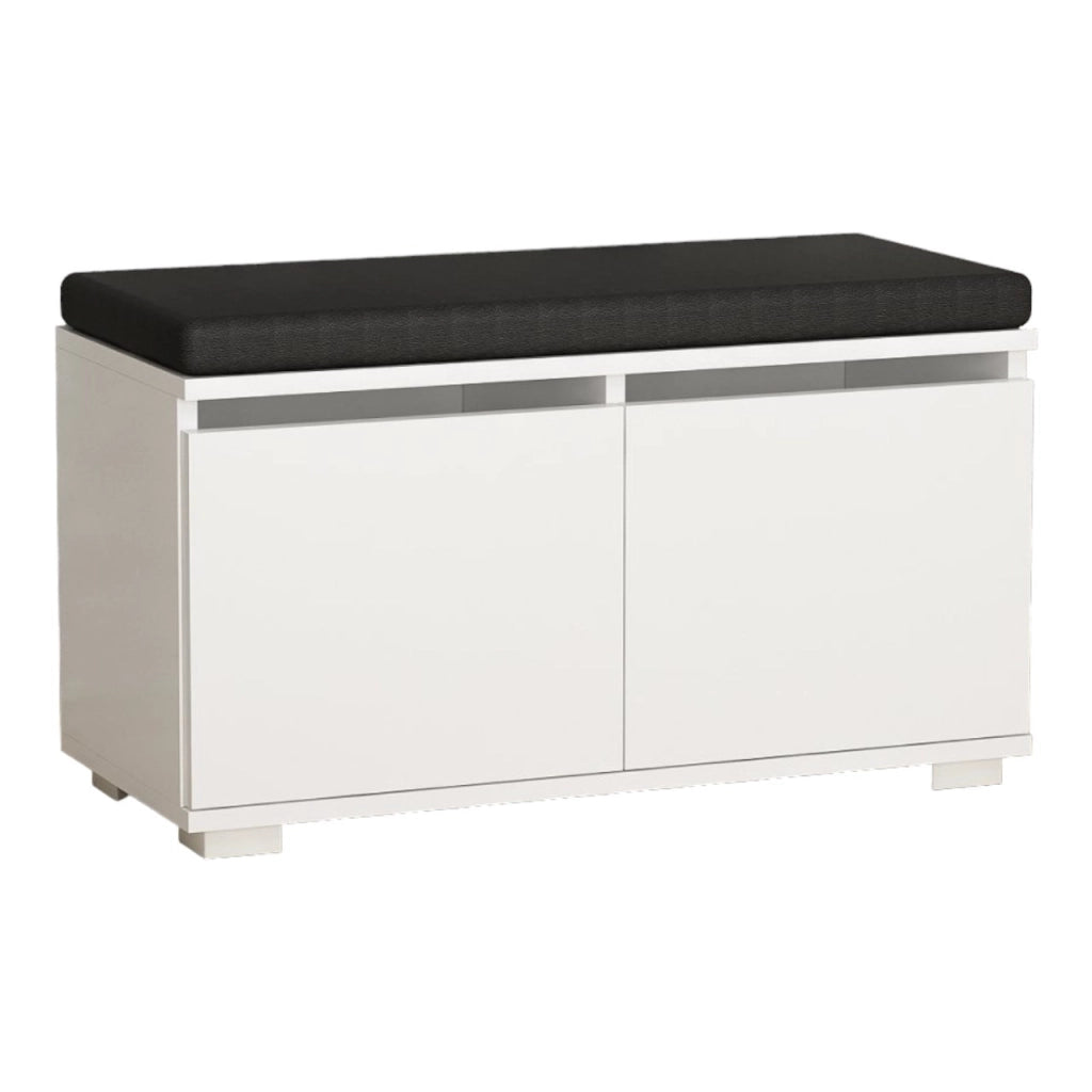 Scarpiera in legno "Drago" - 80 x 35 x 42 cm - Bianco