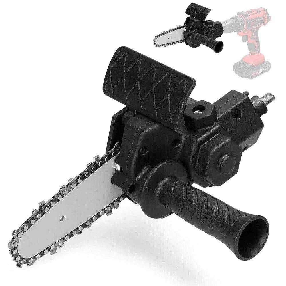Trade Shop - Kit Conversione Modifica Da Trapano A Motosega Mini Elettrosega 4" Art. 07373 -