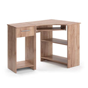Vicco Scrivania angolare Sonoma 83 x 76 cm Set con armadio PC