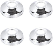 Copertura in acciaio inossidabile 4 pezzi 66 x 40 mm - Copertura per rubinetti doccia e radiatori
