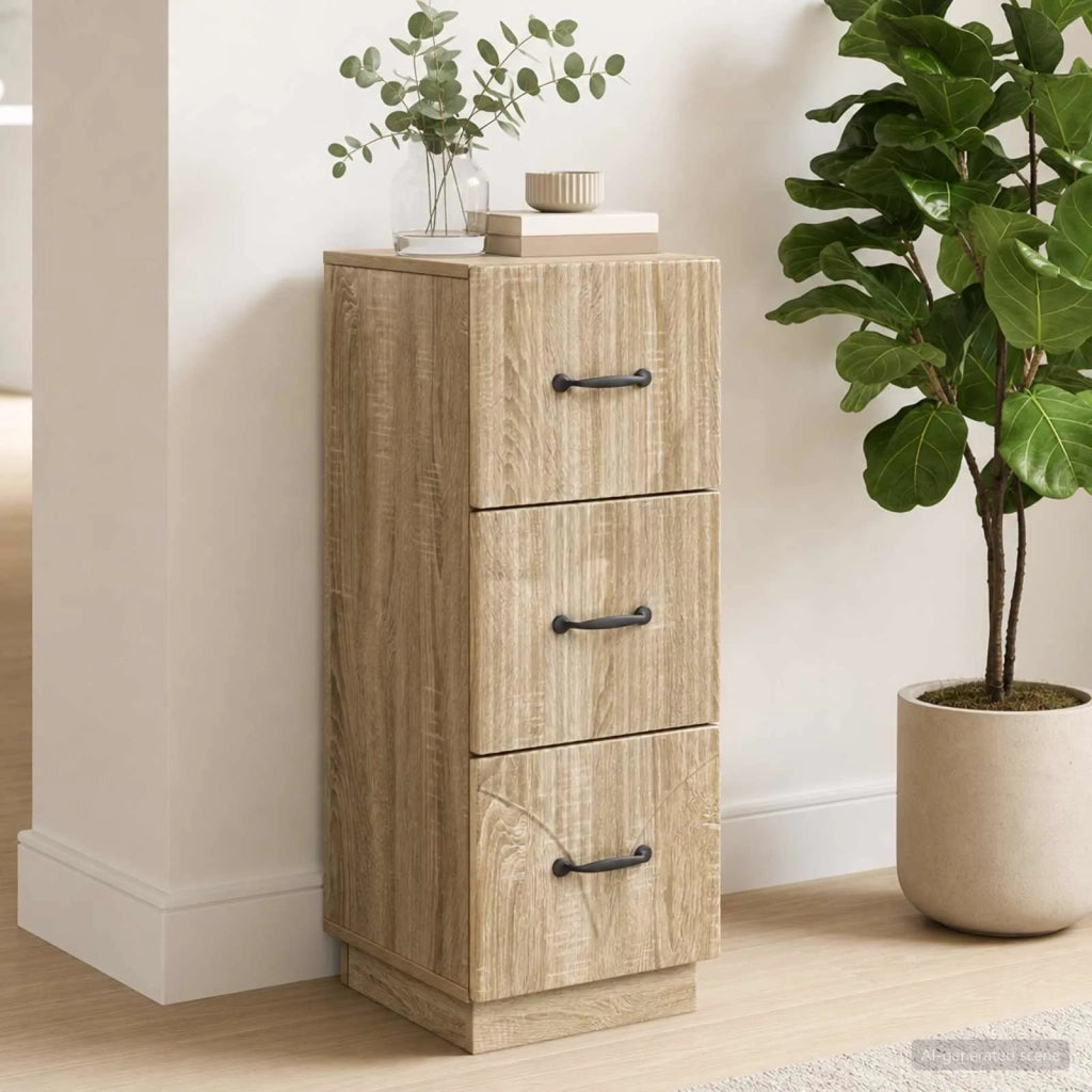 Mobile con Cassetti Rovere Sonoma 33 x 34,5 x 87 cm 895307