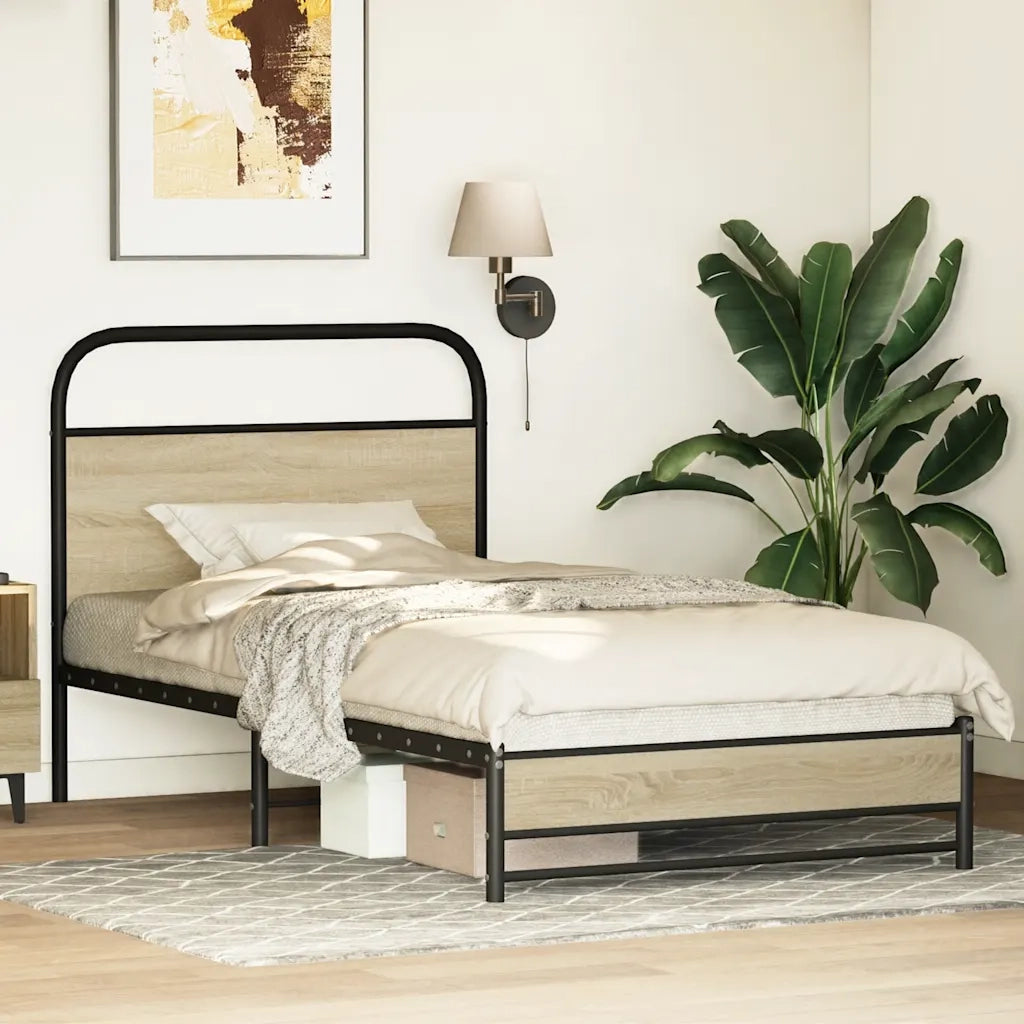 Giroletto senza Materasso Rovere Sonoma 107x203cm in Truciolato 4100424