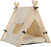 Tipi per animali - Teepee deluxe - Mand per cane e gatto - Gabbione per gatti, Gabbione per cani, Tenda per cani, Tenda per gatti