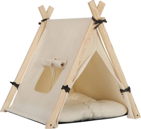 Tipi per animali - Teepee deluxe - Mand per cane e gatto - Gabbione per gatti, Gabbione per cani, Tenda per cani, Tenda per gatti