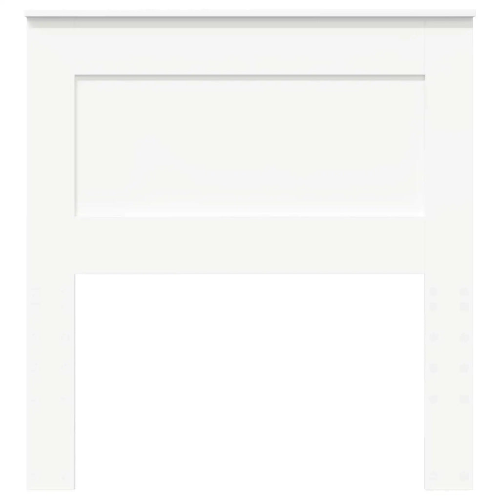 Testiera con testiera Bianco 75 cm Legno multistrato 887497