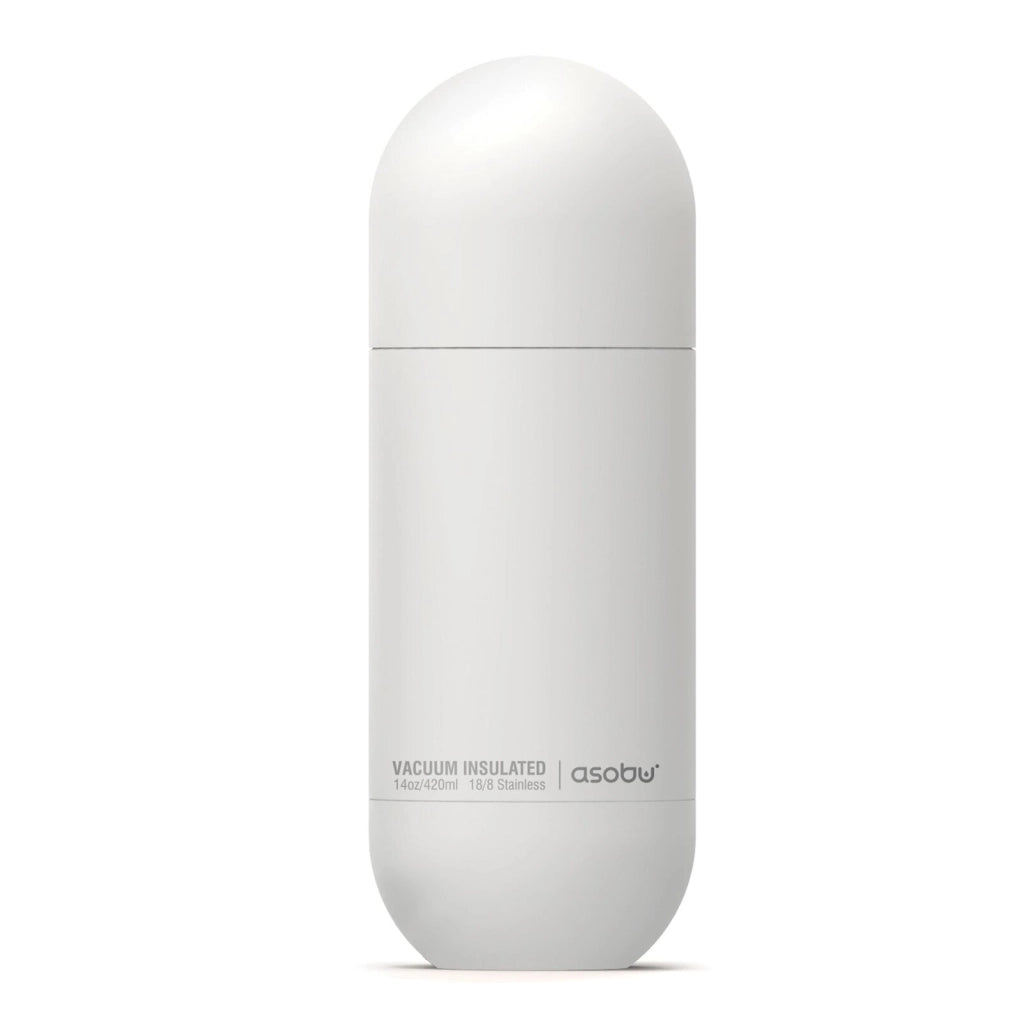 Asobu Orb Uso quotidiano 430 ml Acciaio inossidabile Bianco