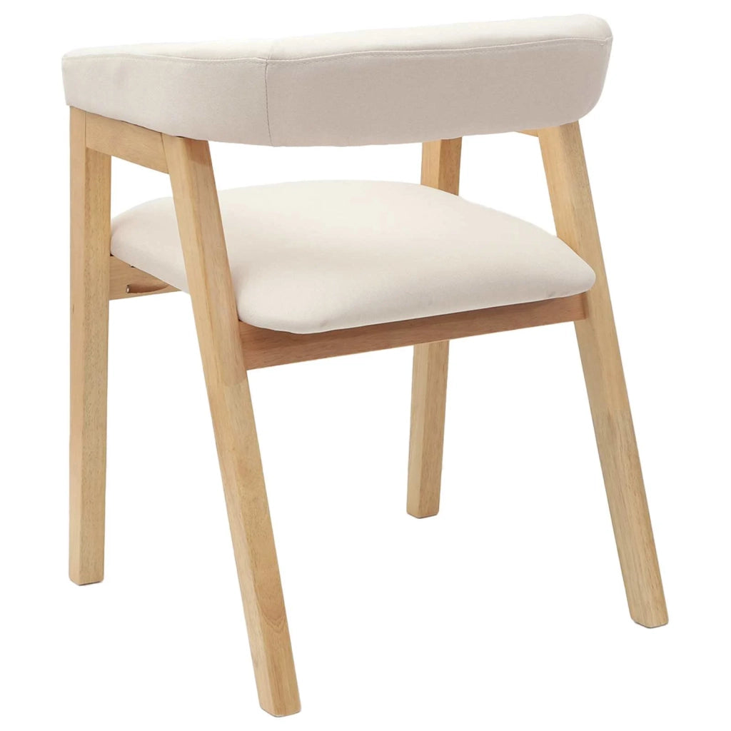 Sedie da pranzo 2 pcs Naturale 54 x 57 x 73 cm