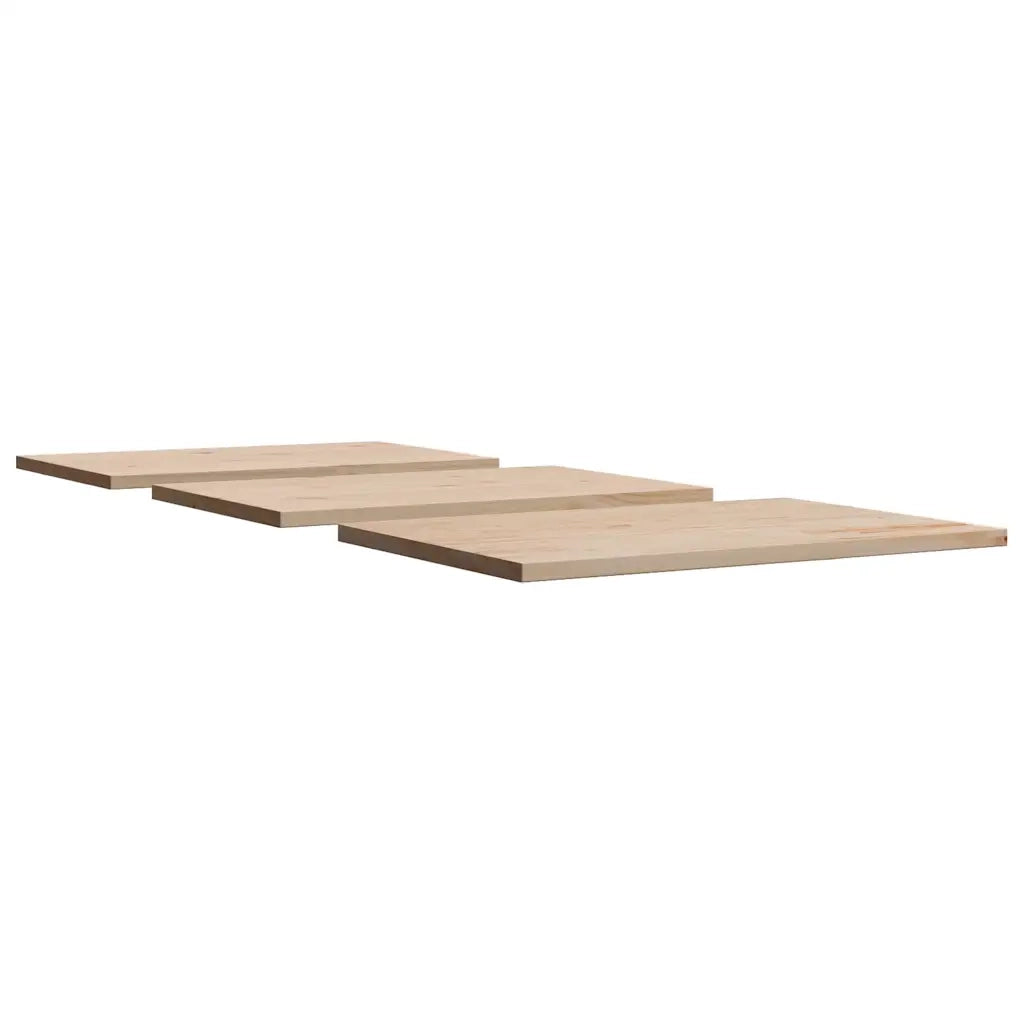 Piani Tavolo 3 pz 80x53x2,5 cm Rettangolare Legno Massello Pino 847434
