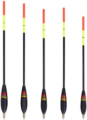 Set di accessori per pesca con set di 5 esemplari di pesce da traino, inclusi wagler, forelder e hengel.