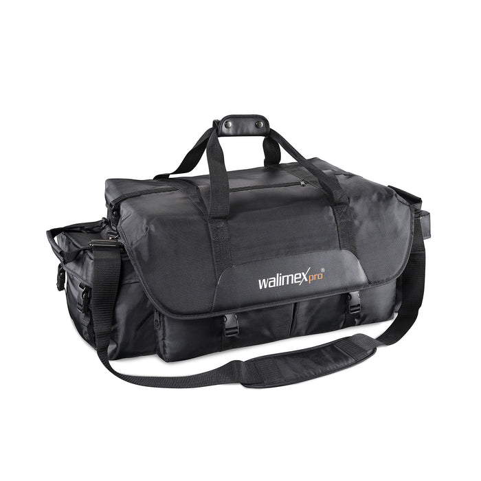 Borsa fotografica XXL, 750 x 340 x 300 mm, Borsone fotografico per flash e fotocamere, con divisori, tasche e passanti per treppiedi