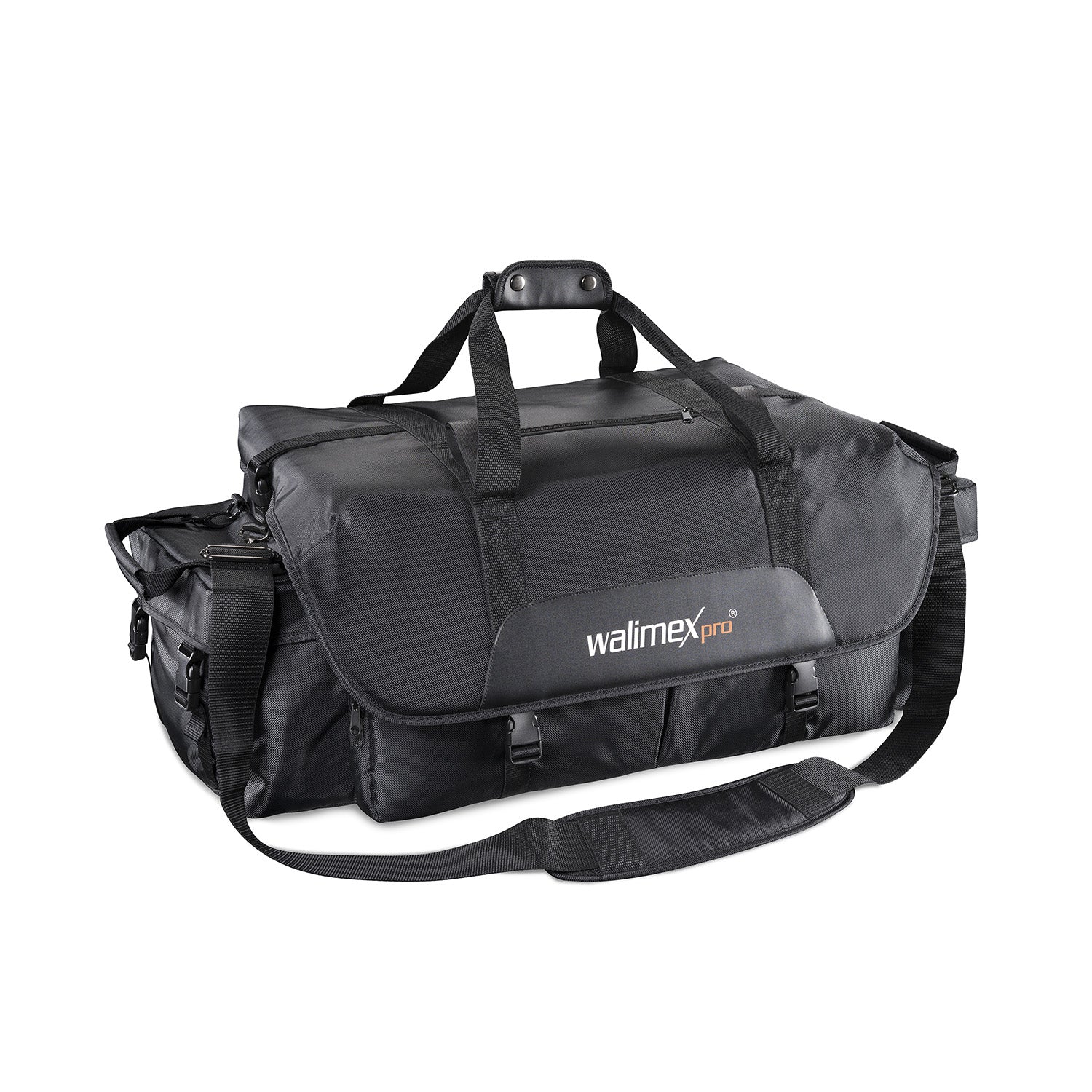 Borsa fotografica XXL, 750 x 340 x 300 mm, Borsone fotografico per flash e fotocamere, con divisori, tasche e passanti per treppiedi