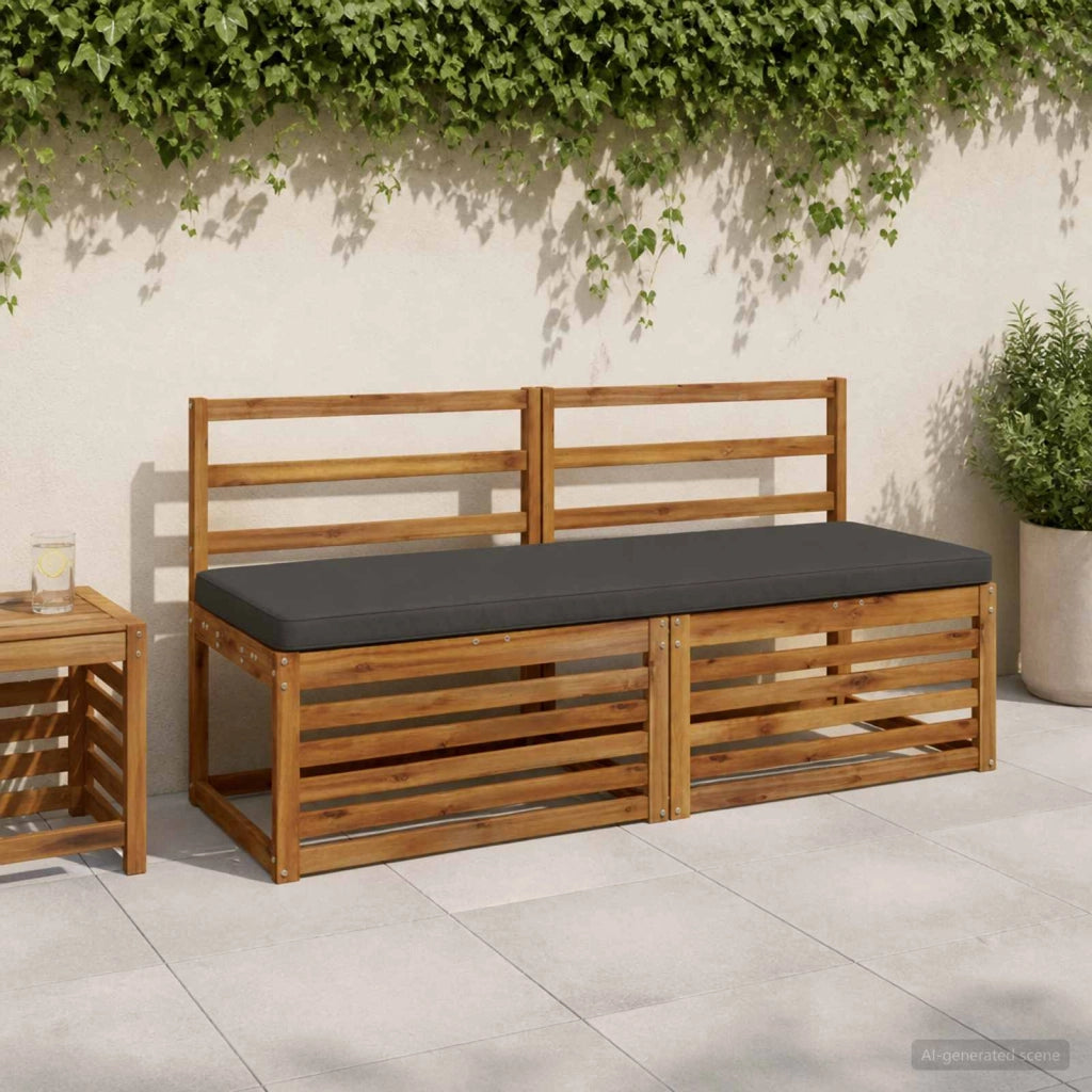 Cuscini per Panchina a 2 Pezzi VUGHT 2 pz 100% Poliestere 951999