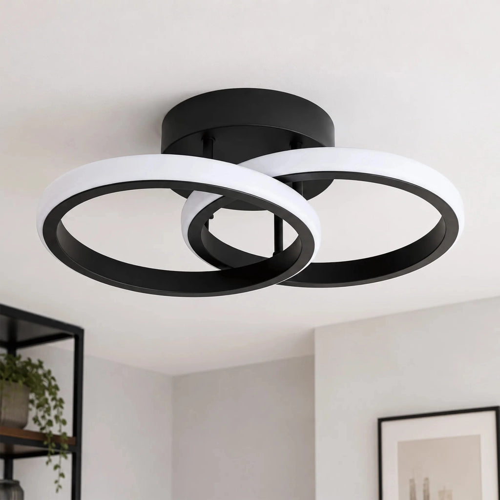 Lampada Da Soffitto A Led Lhj121-c Nera