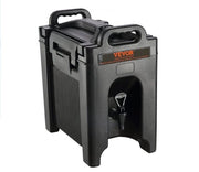 Dispensatore 10 litri per bevande calde e fredde - Dispensatore bevande in LDPE Fonte acqua calda e fredda Dispensatore grande con rubinetto per caffè, latte freddo, acqua, succo ecc. Tanca isolata