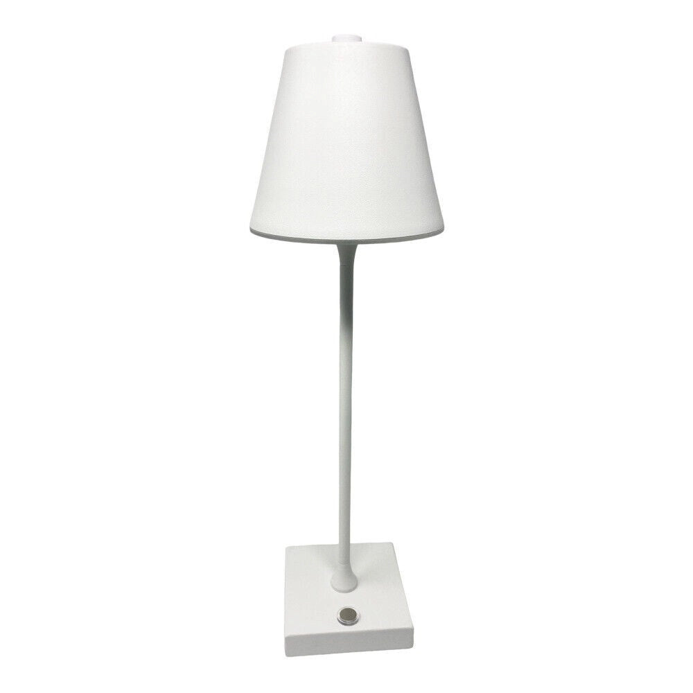 Trade Shop - Lampada Tavolo Ricaricabile Usb 10 Watt 3 Colorazione Di Luce Vari Colori D27-3c -