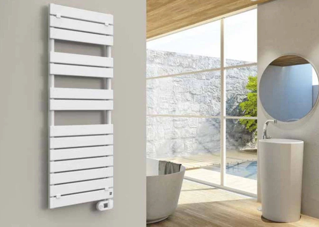 Termoarredo Elettrico DeÕLonghi Cobalto 1090x500 500W, Termostato Digitale Design Moderno con Tubi piatti