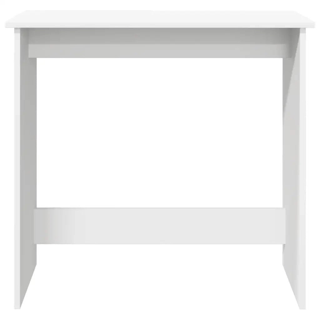 Scrivania Bianca 80x40x75 cm in Legno Multistrato 860454