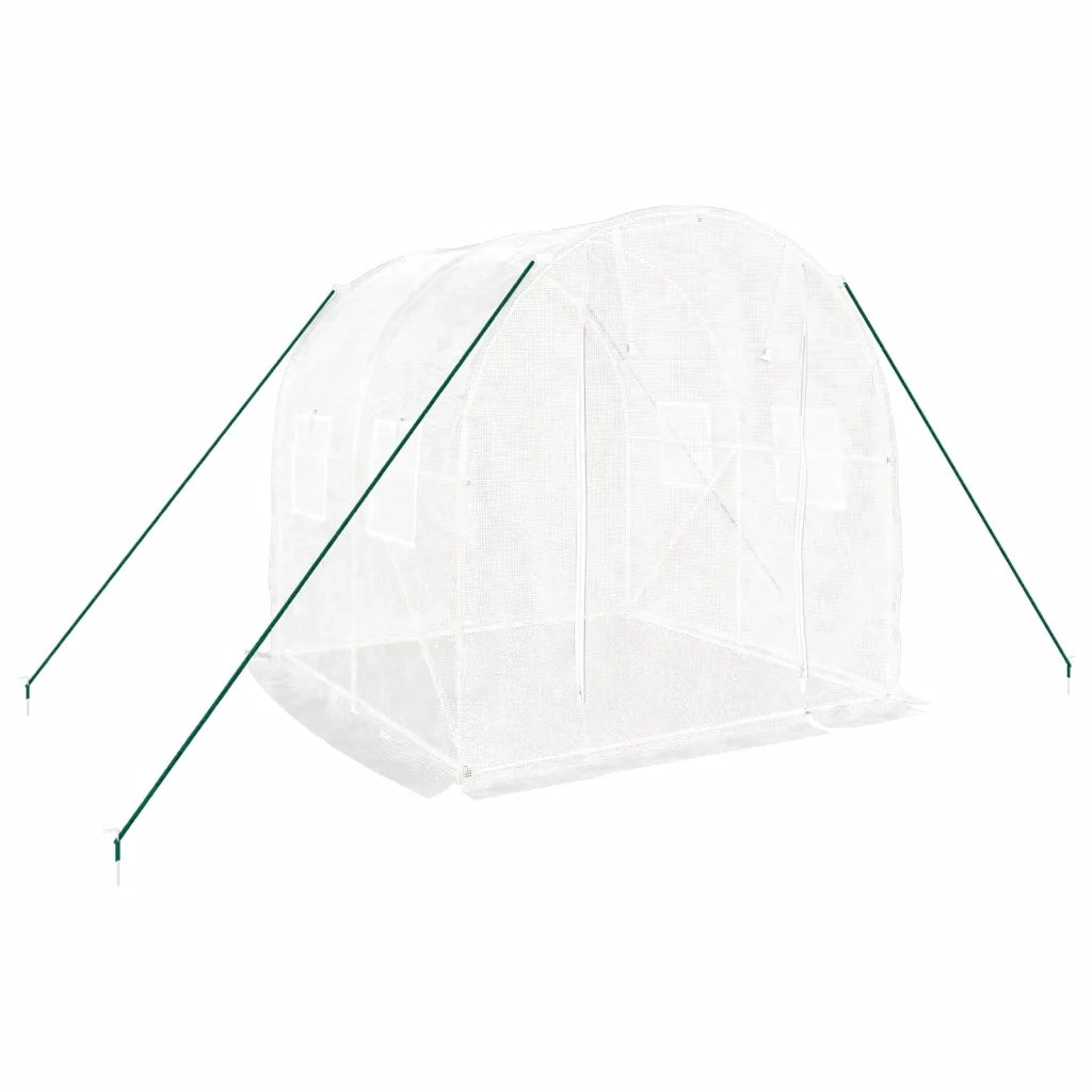 Serra con Telaio in Acciaio Bianco 4 m2 2x2x2 m CFW1137998