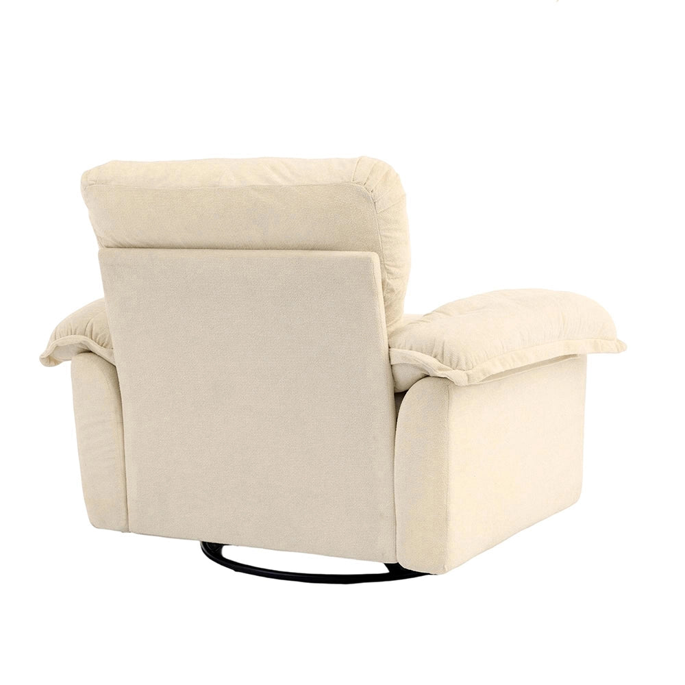 Poltrona girevole oversize in spugna - Xylo - 360¡ã per lettura con cuscino di supporto
