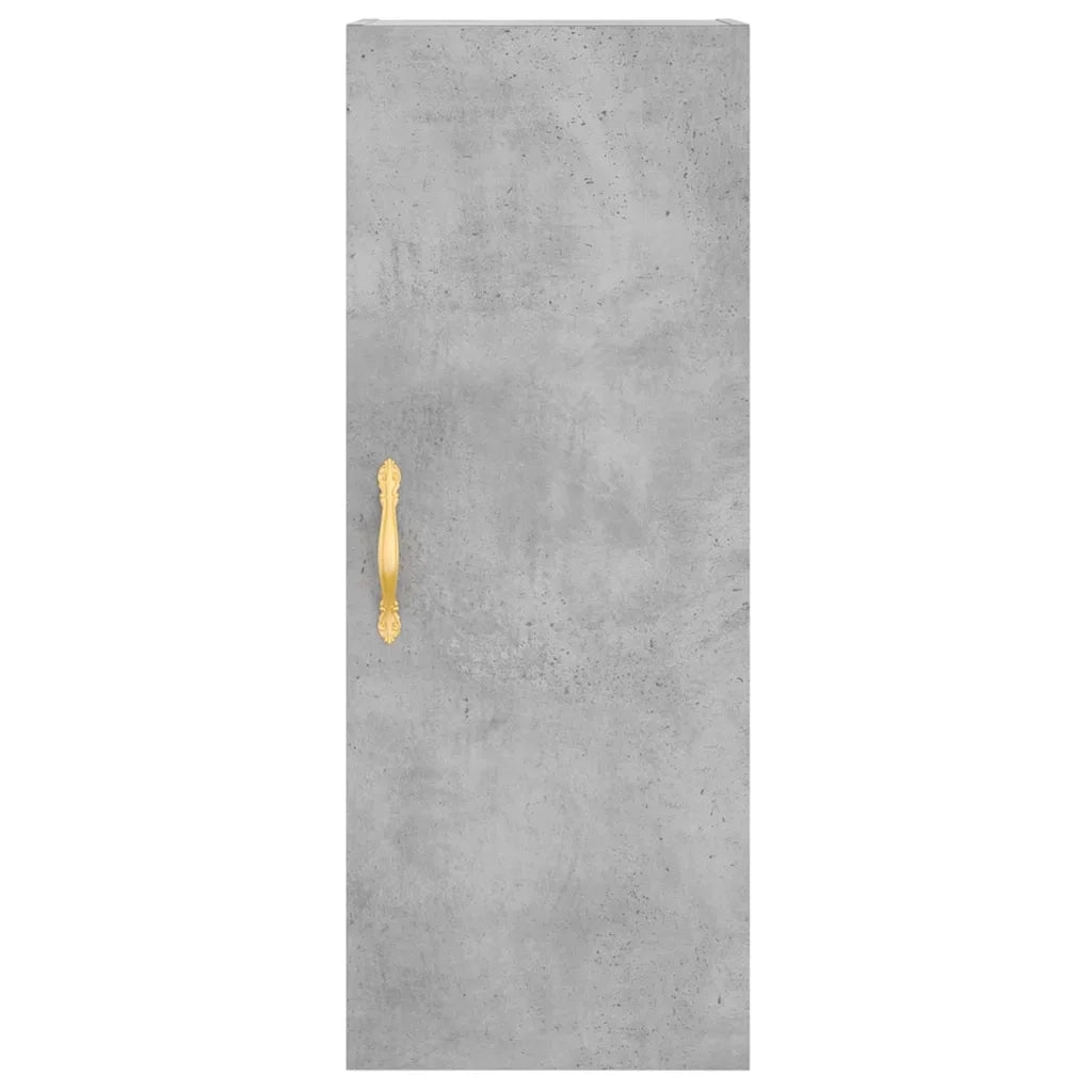 Credenza Grigio Cemento 34,5x34x180 cm in Legno Multistrato 3198773