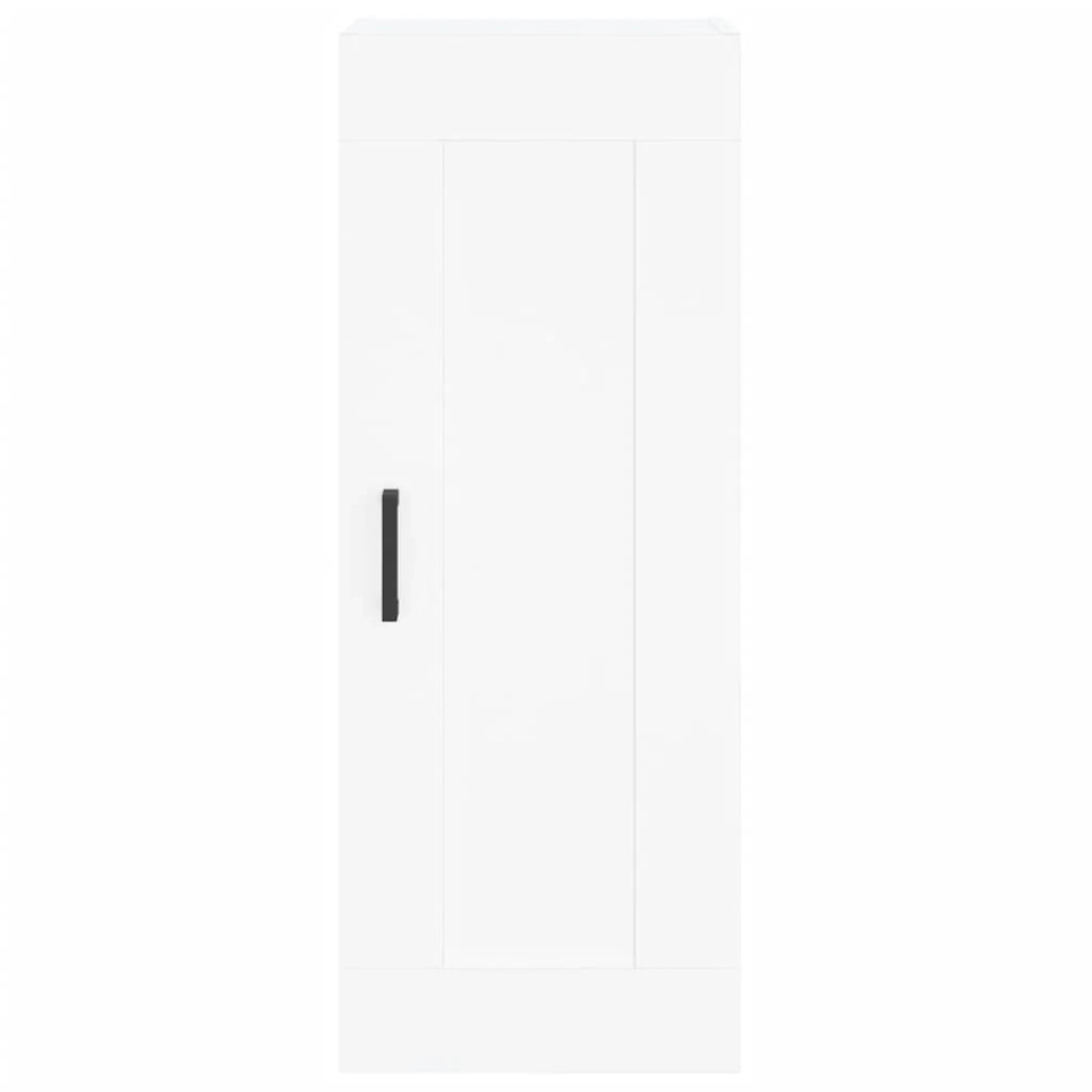 Buffet credenza cassettiera mobiletto mobile contenitore organizer cucina soggiorno salotto alto 34,5 x 34 x 180 cm legno ingegnerizzato bianco 02_0032301