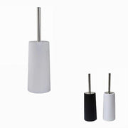 Trade Shop - Portascopino Da Terra Bagno Toilette Con Scopino Spazzola Per Wc 2 Colori 62305 -