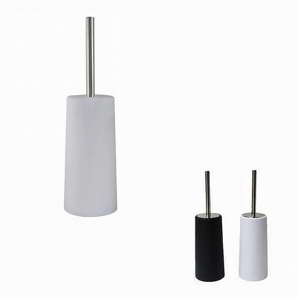 Trade Shop - Portascopino Da Terra Bagno Toilette Con Scopino Spazzola Per Wc 2 Colori 62305 -