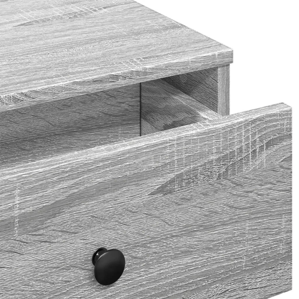 Tavolino Salotto Grigio Sonoma 60x45x31 cm Legno Multistrato 848085