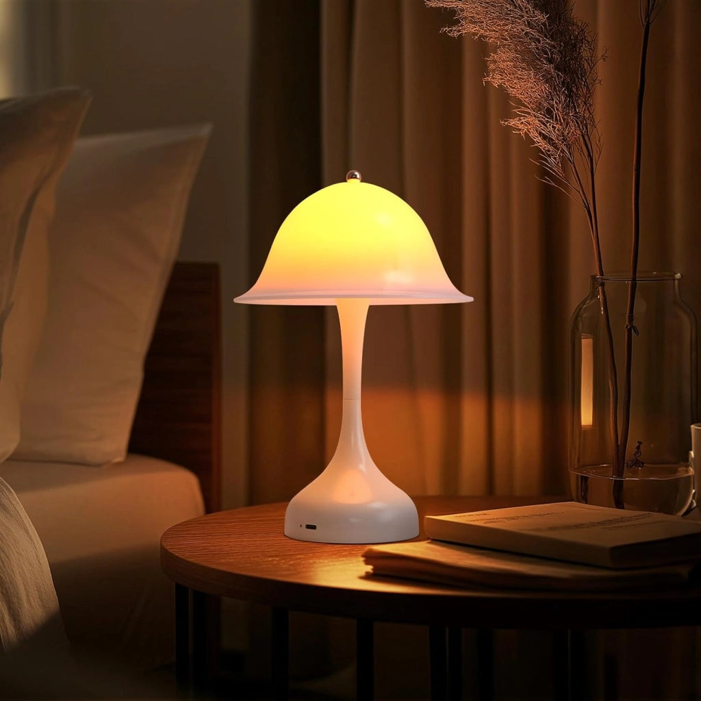 ZMH Lampada da tavolo LED USB ricaricabile dimmerabile per camera letto