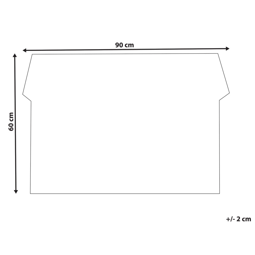 Zerbino in fibra di cocco blu con fondo antiscivolo 60 x 90 cm - Zerbino decorativo antiscivolo per la casa