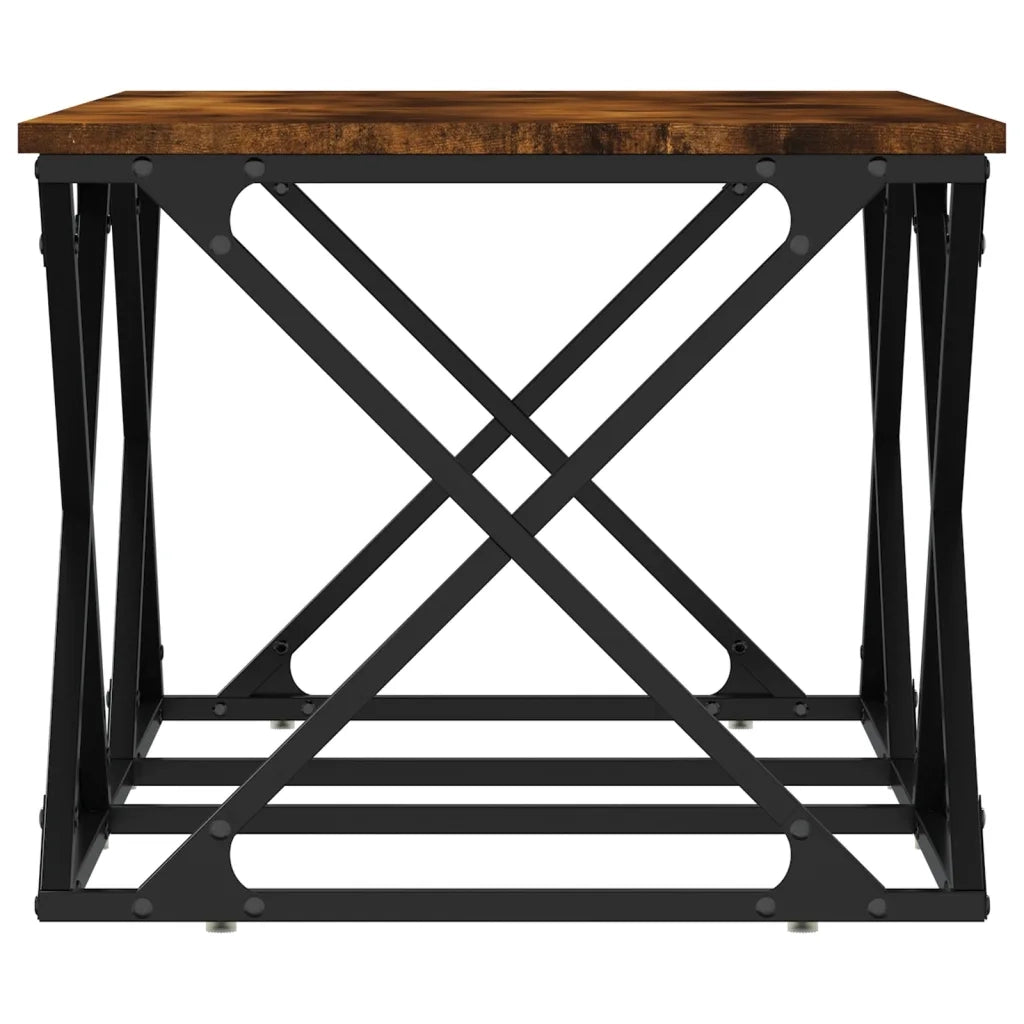 Tavolino da salotto | Tavolino da caff¨¨ | Tavolino da Soggiorno Rovere Fumo 100x49x40 cm Legno Multistrato