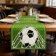 Tavolo da Calcio 33 x 183 cm - Decorazione da Tavolo per Partite di Calcio per Feste