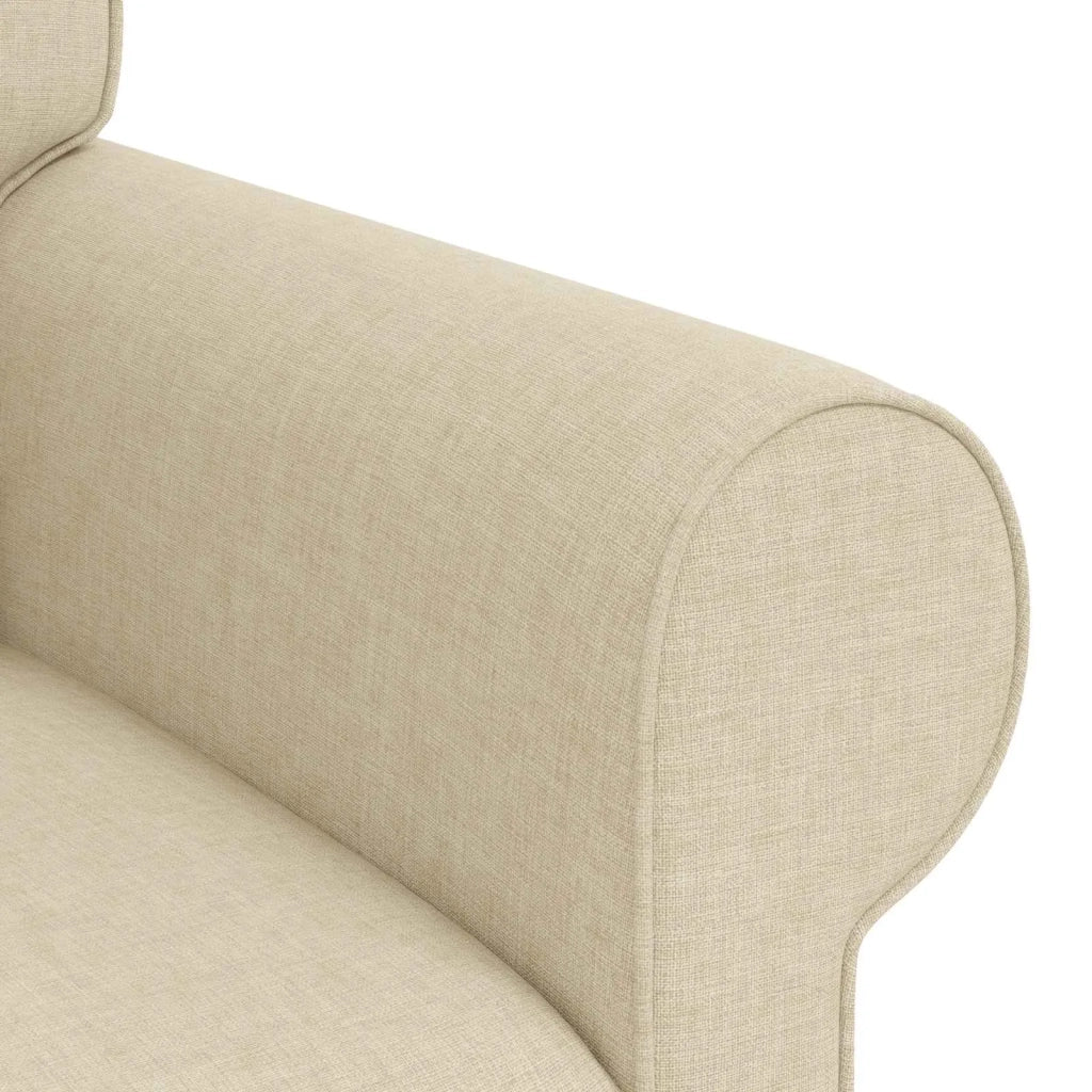 Divano Crema 175 x 82 x 80 cm Tessuto 42024311