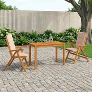 Set da pranzo da giardino 3 pezzi 3 pz Naturale 3434604