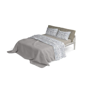 Set Lenzuola 1 Piazza e Mezzo con Stampa Sopra Sotto e Federe Jakarta