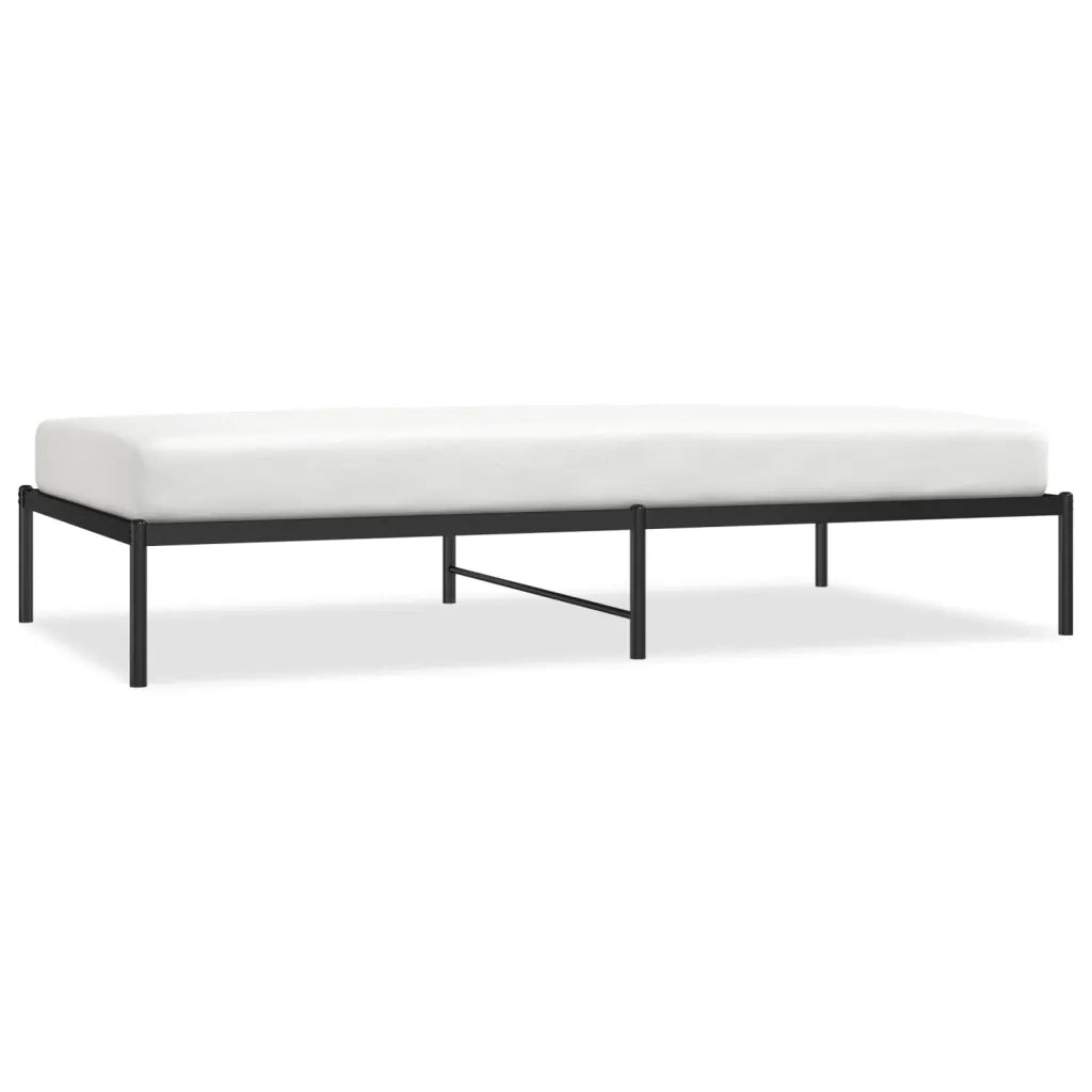 Giroletto-Struttura Letto in Metallo Nero 107x203 cm