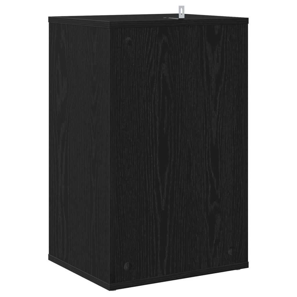 Mobile porta vinili Rovere Nero 38 x 33 x 61 cm 8012859