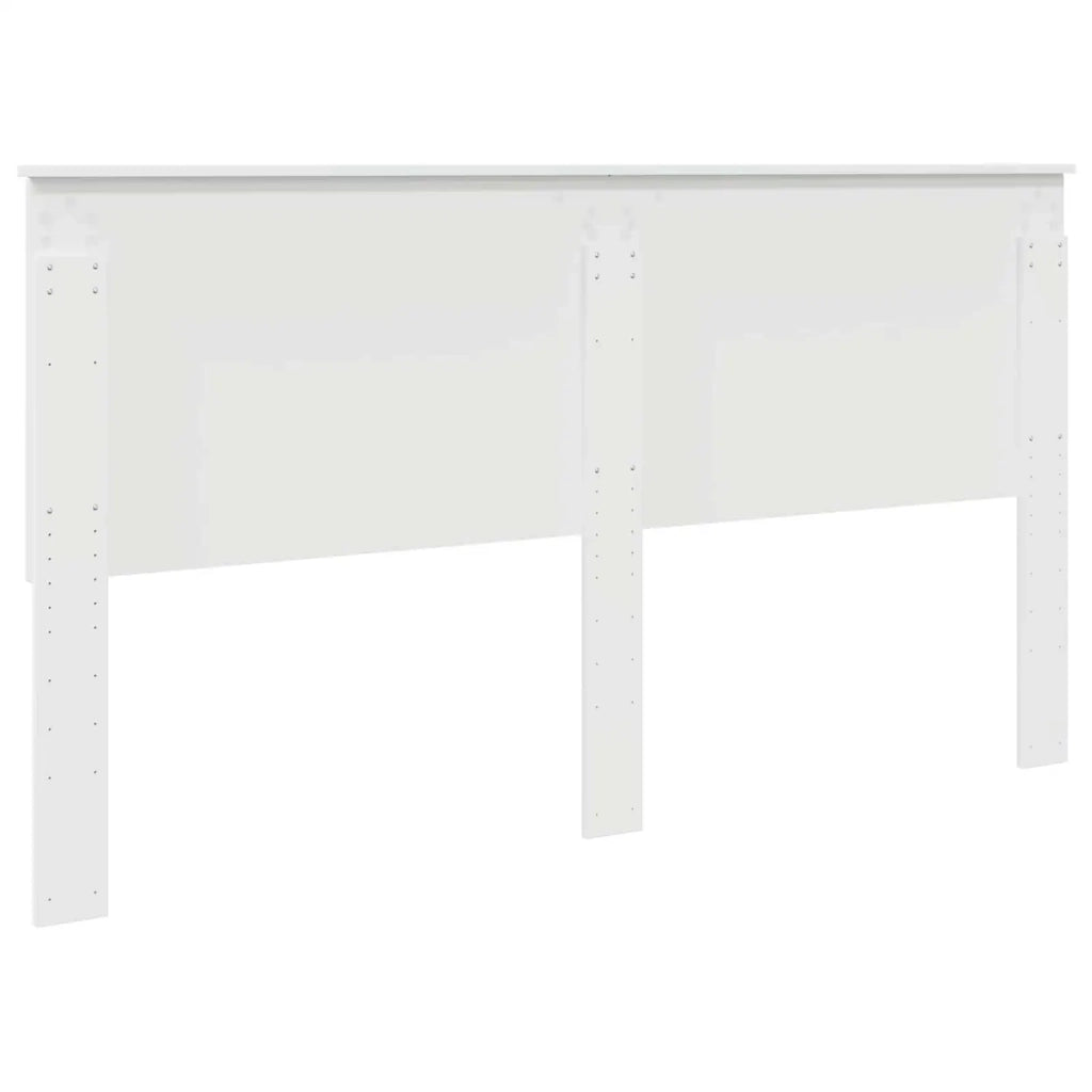 Testiera con testiera Bianco 180 cm Legno multistrato